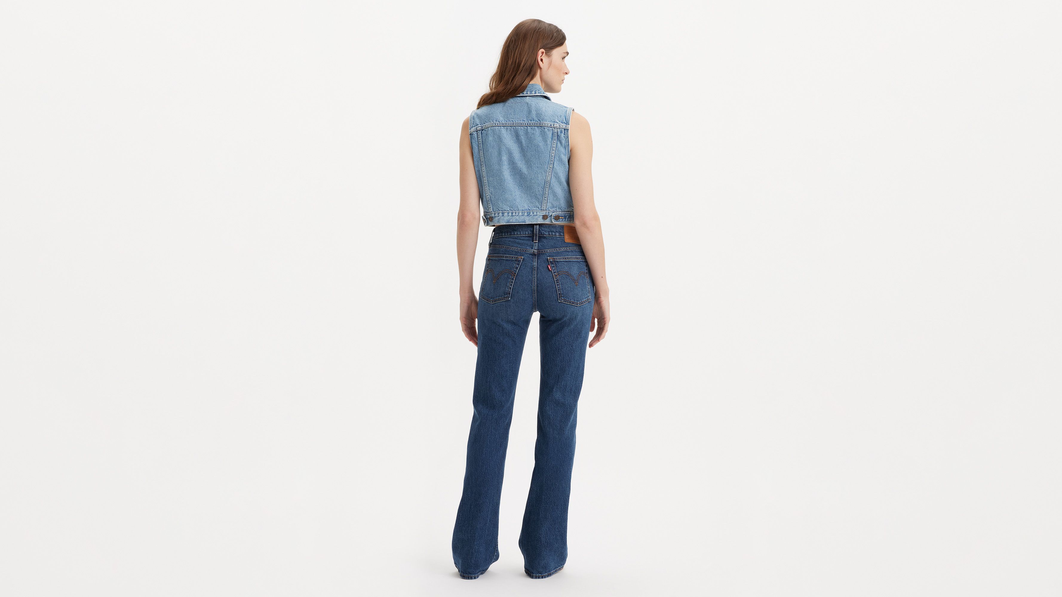 Jean Wedgie Bootcut - Bold And Beautiful - Bleu