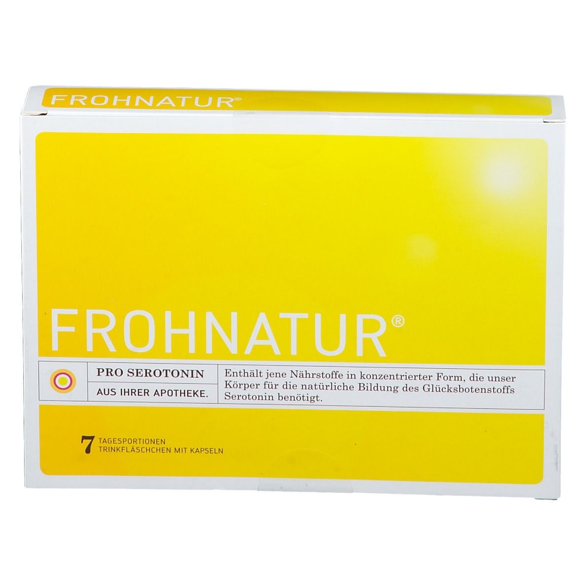 FROHNATUR Mood Tonic Trinkfläschchen mit Kapseln