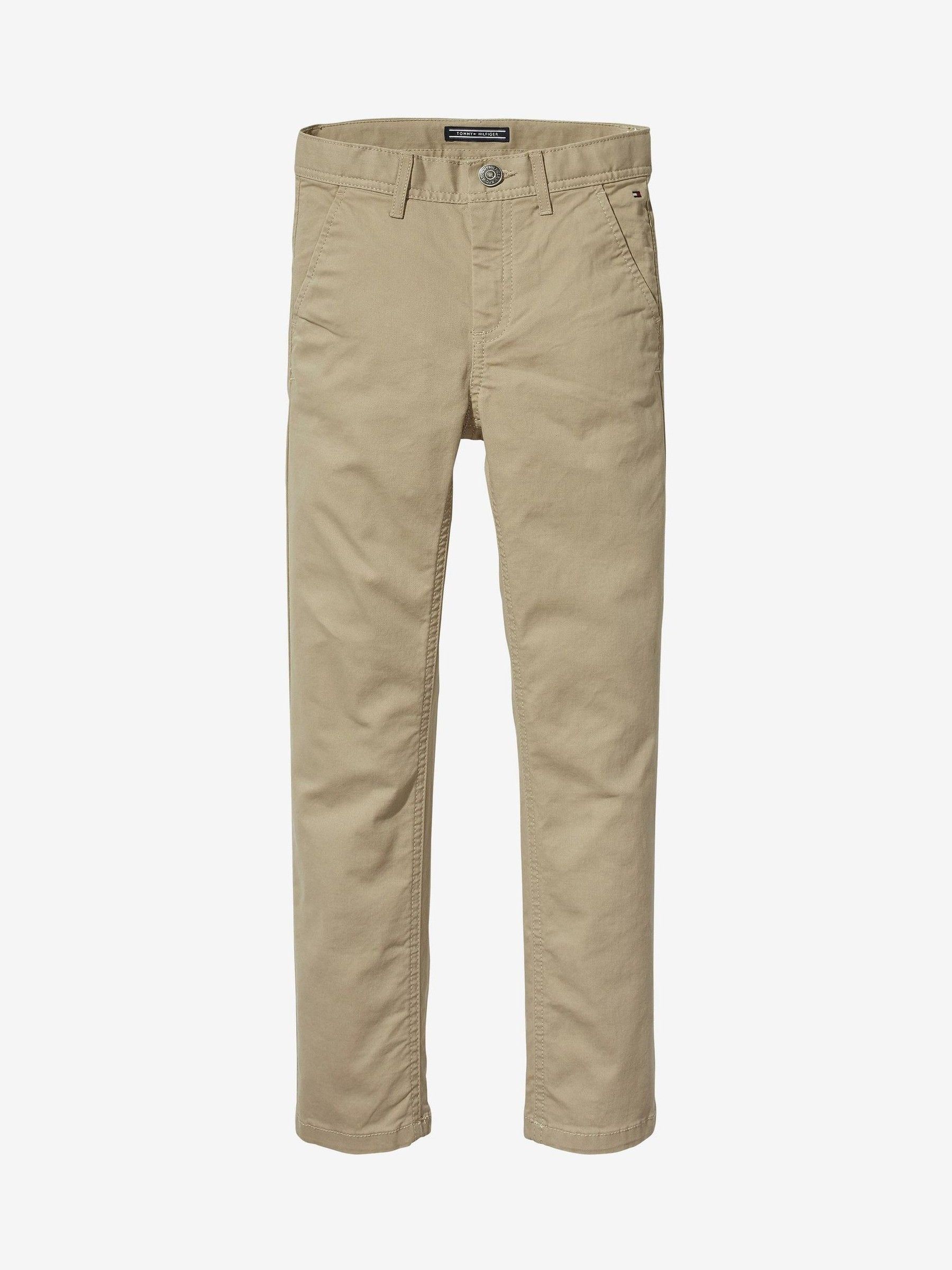 Bruin - Tommy Hilfiger nette chino voor jongens
