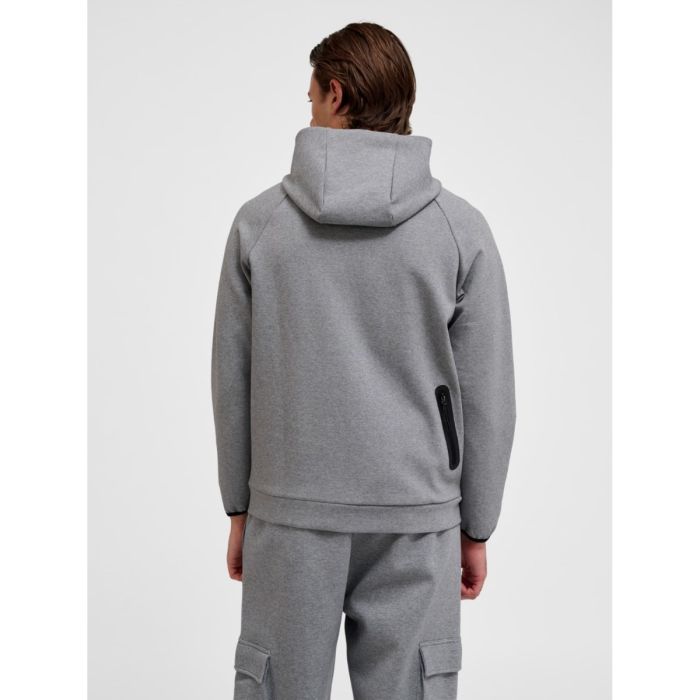 Hummel Unisex Trøjer Tech Fleece Zip Hoodie Grå