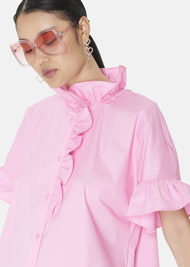 Robe Ripolinerose en popeline