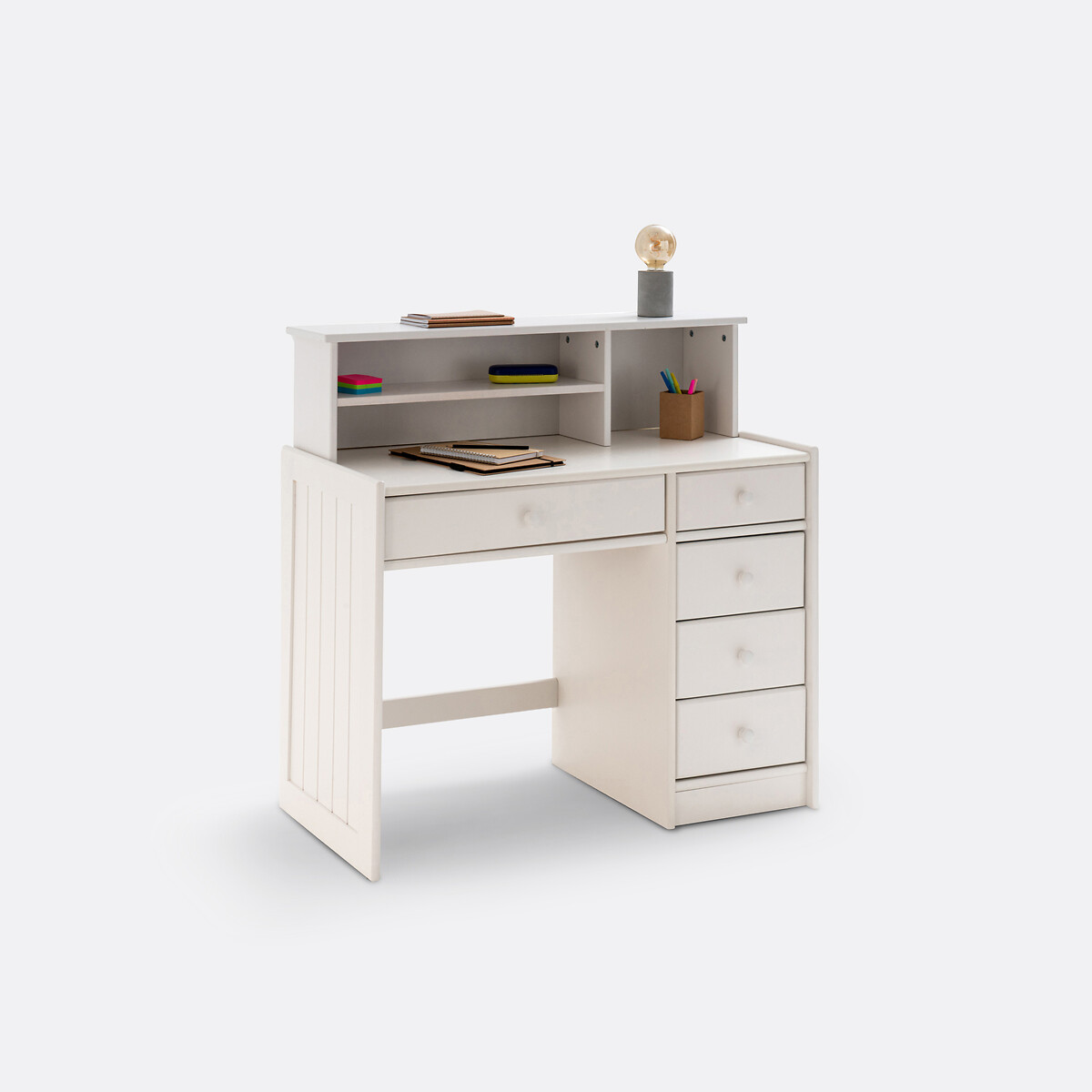 LA REDOUTE INTERIEURS<br>Escrivaninha em pinho maciço e MDF, GABY