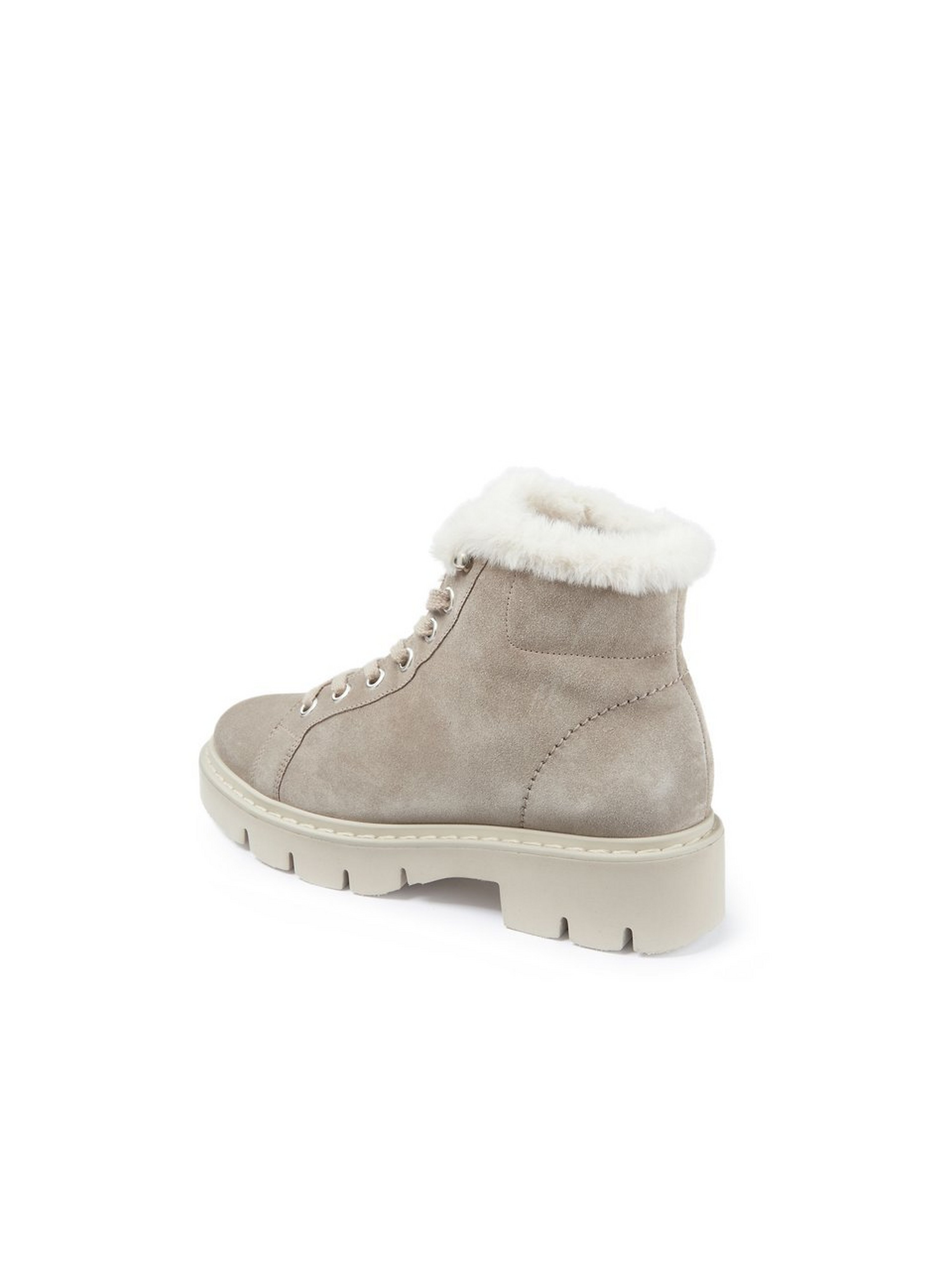 Winterwarme Schnür-Stiefelette