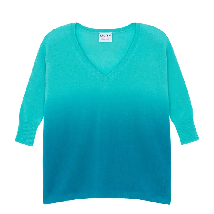 Kujten Pull Minie Dye Cachemire | Vert