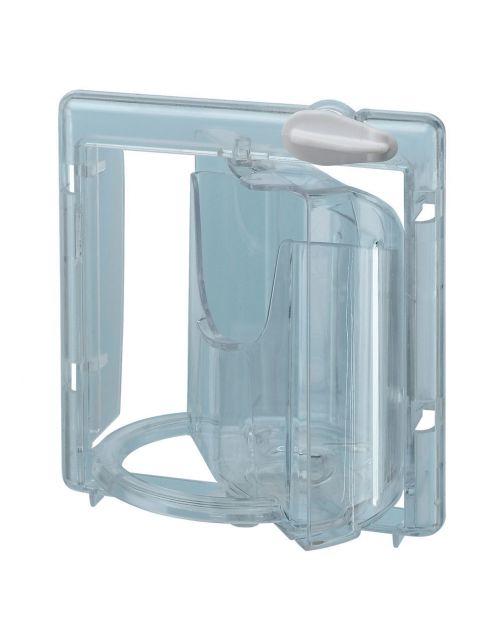 Ferplast Voerbakje Brava 1 - Vogel - Voerbak- Drinkbak - 8.8x9.5x6.8 cm Transparant