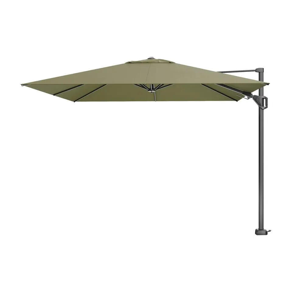 Platinum Challenger Zweefparasol T2 premium - 3x3 m. Lush Green