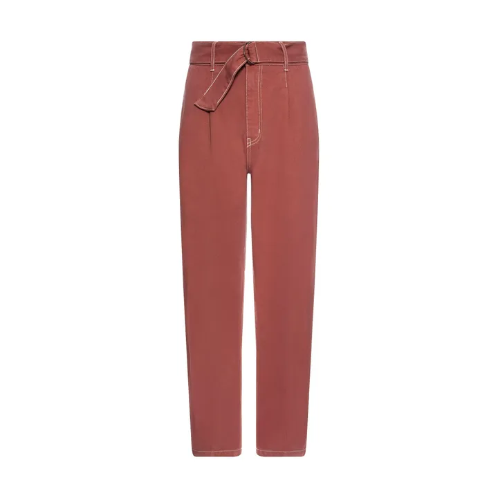 Alma Deia Jean Paper Bag en Coton Bio | Sienne