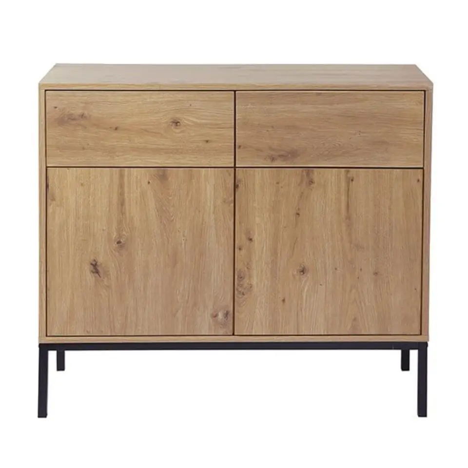 CALICOSY - Dressoir LENNY - Eik - 80x90x40 cm