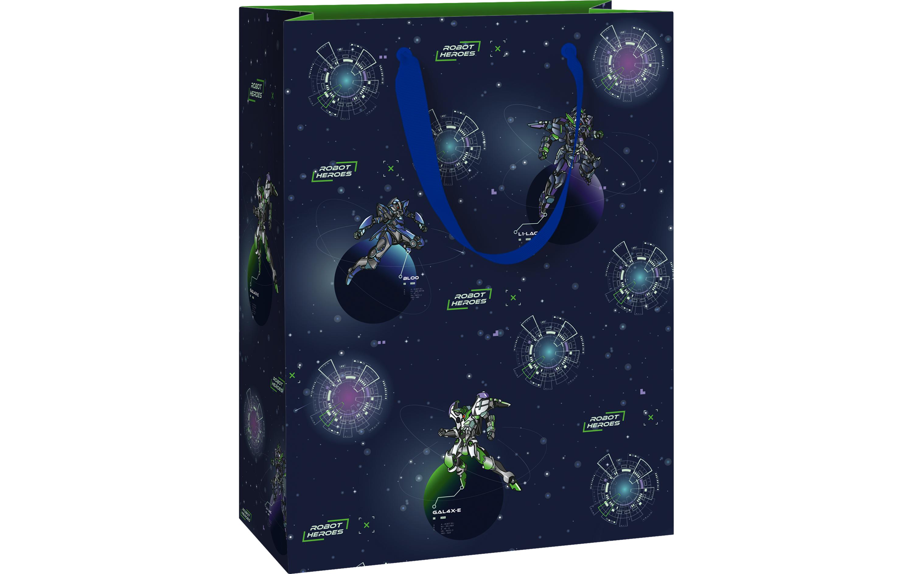 Geschenktasche Robot 23 x 13 x 30 cmTragetasche zum Einpacken von Geschenken