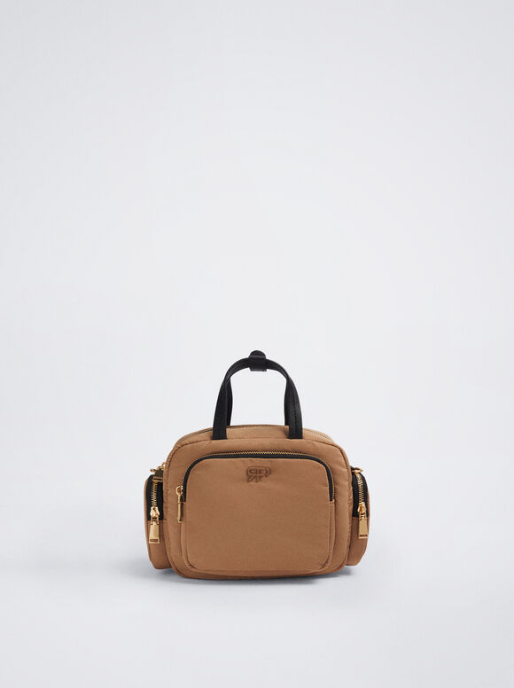 Bolsa de nylon estilo camelo