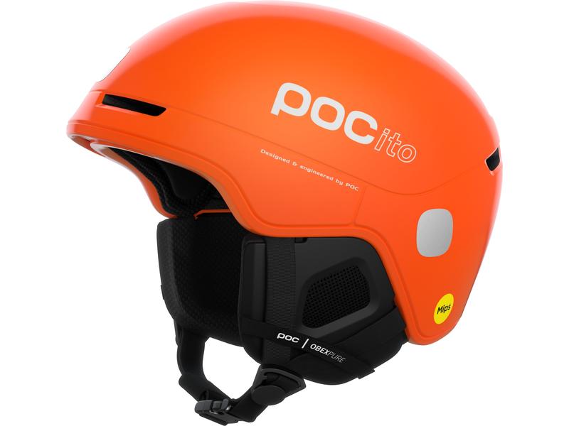POC Helm POCito Obex MIPS Fluorescent Orange, XXS Kinder-Skihelm
