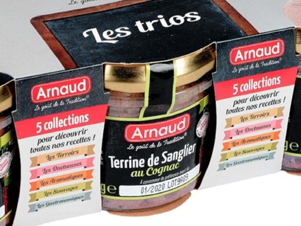 TRIPACK PATÉS ARNAUD CAÇA 3X180G