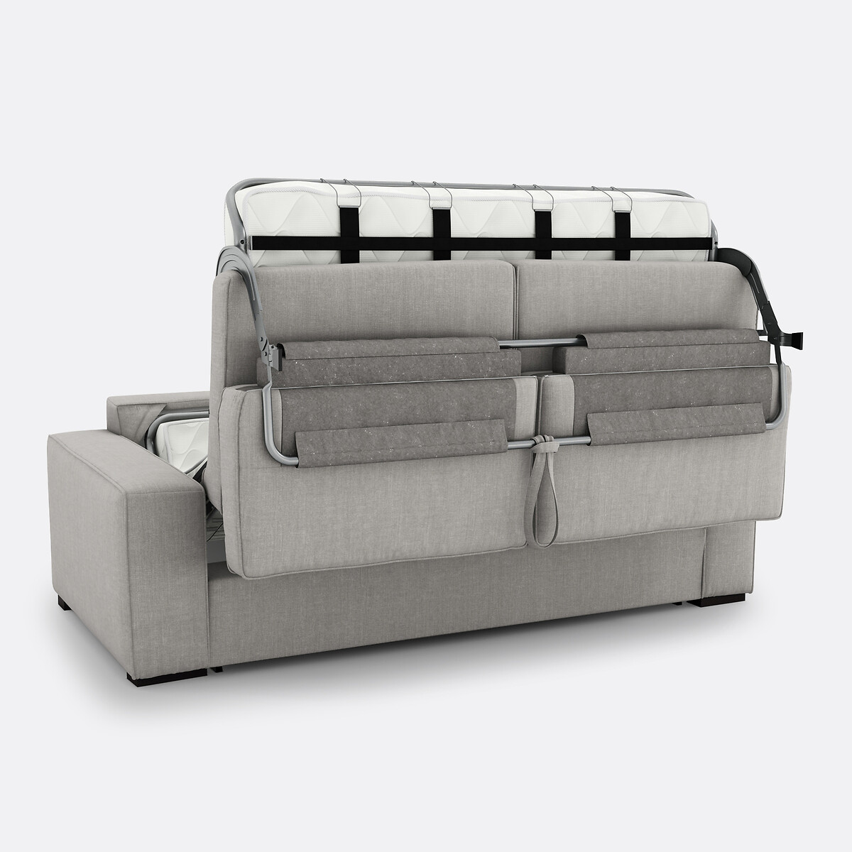 LA REDOUTE INTERIEURS<br>Sofá cama em algodão/linho, espuma, Cécilia
