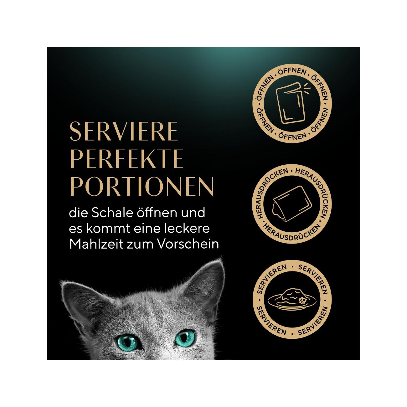 Sheba Fresh & Fine Nassfutter Katze Adult, Multipack, in Sauce 36x50 g Lachs, Thunfisch und Forelle