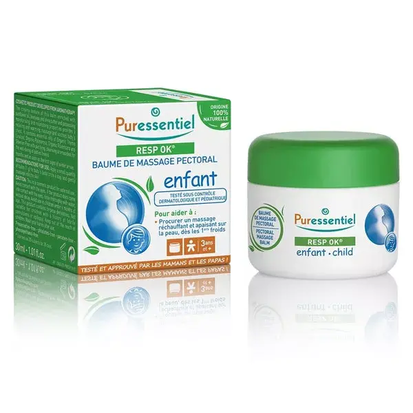 Bálsamo Respiratório para o Peito Puressentiel para Crianças 60ml