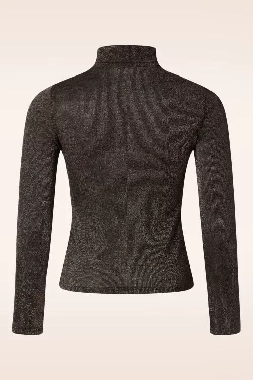 Banned Retro Opal top in bruin glitter