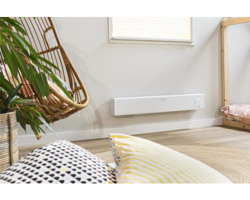 Convector EUROM Alutherm 145 x 21 cm 2500 W wit