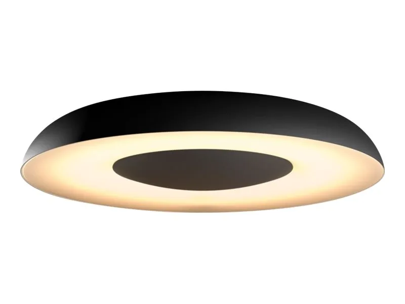 Philips Hue White ambiance Still - Loftslampe - LED - 22.5 W (tilsvarende 204 W) - klasse F - varmt til køligt hvidt lys - 2200-6500 K - rund - sort