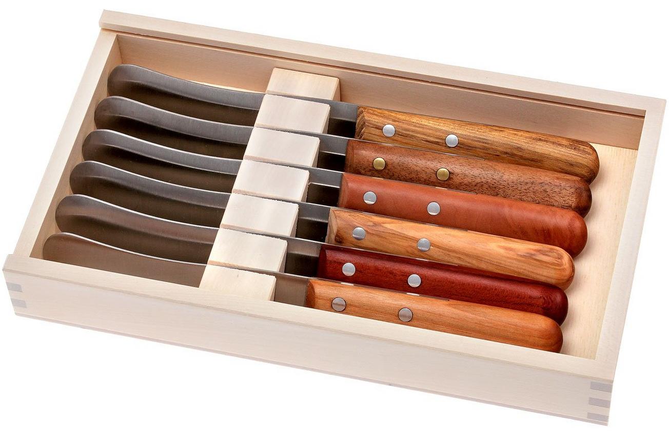 Robert Herder Buckels RVS set 6 ontbijtmessen