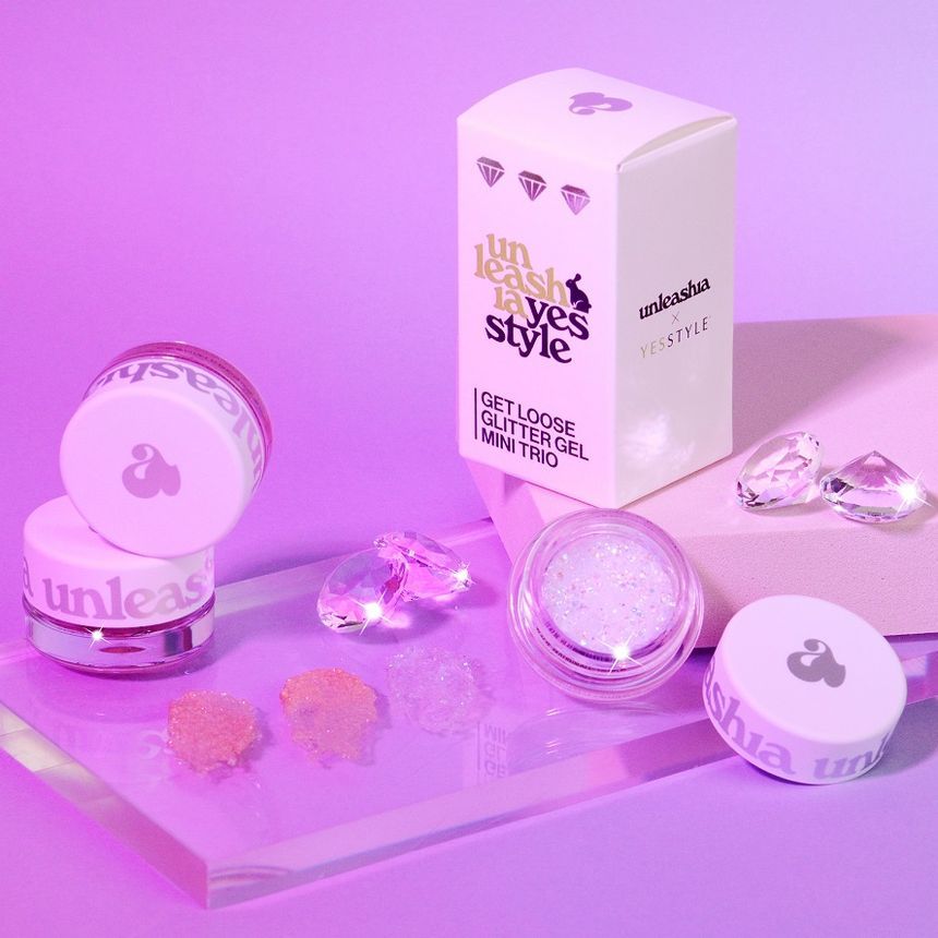 UNLEASHIA - Get Loose Glitter Gel Mini Trio YesStyle Exclusieve Set