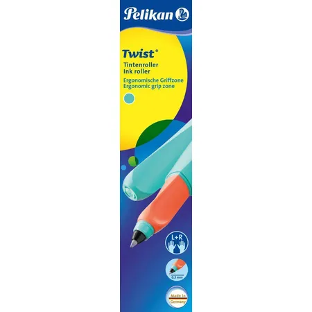 Pelikan Twist® Tintenroller Spearmint, universell für Rechts- und Linkshänder