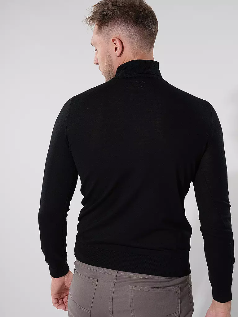 CLOSED Rollkragenpullover schwarz