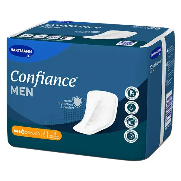 Hartmann Confiance Men Absorption 4 Gouttes 14 protections