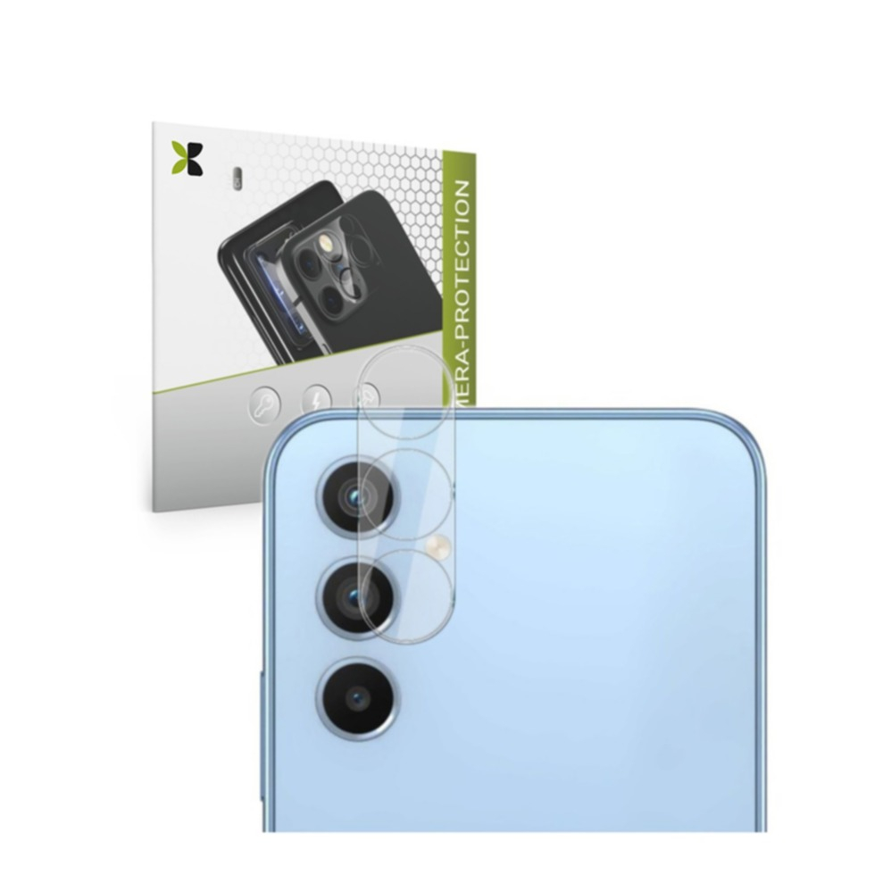 (2er Set) Samsung Galaxy A54 5G Kamera Objektiv Protector Panzer Glas Case Friendly - Transparent