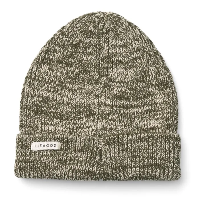 Liewood Bonnet Coton Bio Côtelé Ezra | Vert kaki