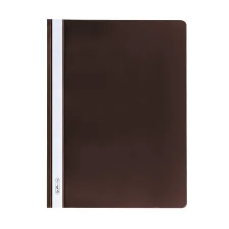 Herlitz Schnellhefter extra stabil, PP, DIN A4, braun, 10 Stück