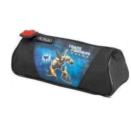 Herlitz Transformers Mäppchen Etui Kinder Schule Jungen NEU Blau Schwarz