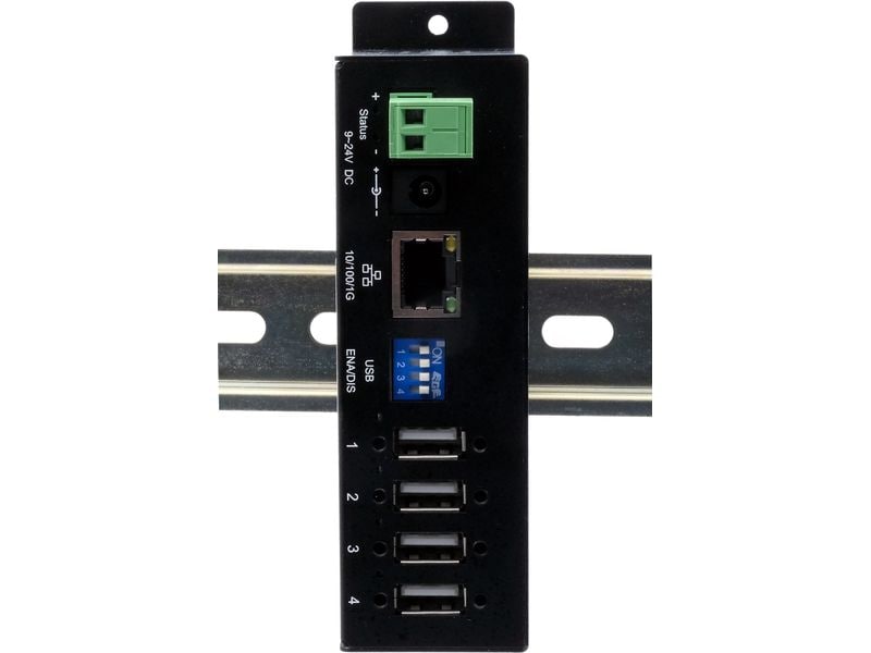 Exsys Geräteserver EX-6003HMVS USB 2.0-Device Server mit 15KV ESD