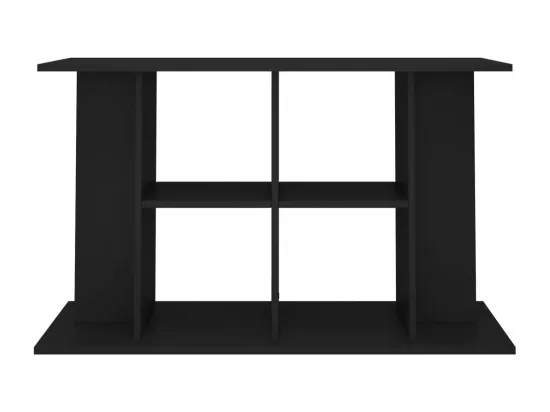 Support pour aquarium noir 100x40x60 cm bois d'ingénierie