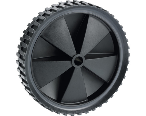 Tarrox PVC wiel, tot 25 kg, met kunststof velg en noppenprofiel, 150 x 34 x 12 mm