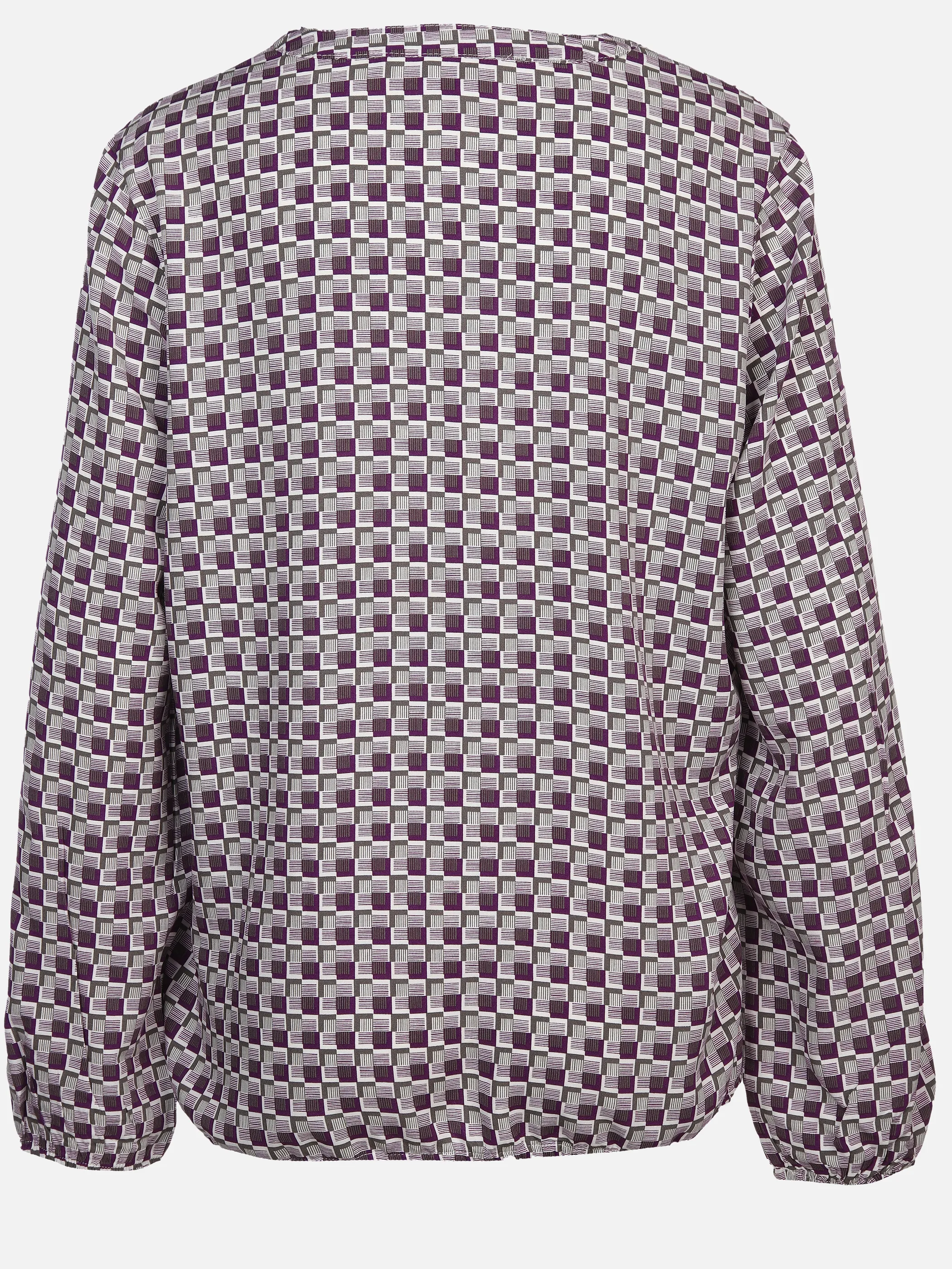 Damen Blouson-Bluse mit Alloverprint