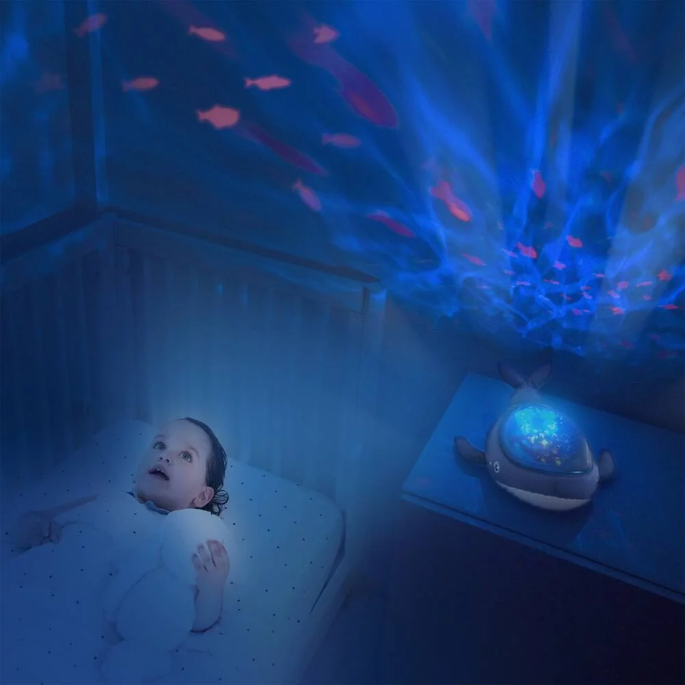 KID'SLEEP AQUA DREAM - PROJECTEUR VEILLEUSE MUSICALE ET LUMINEUSE BALEINE
