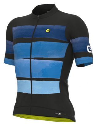 Maillot Manches Courtes Alé Track Bleu