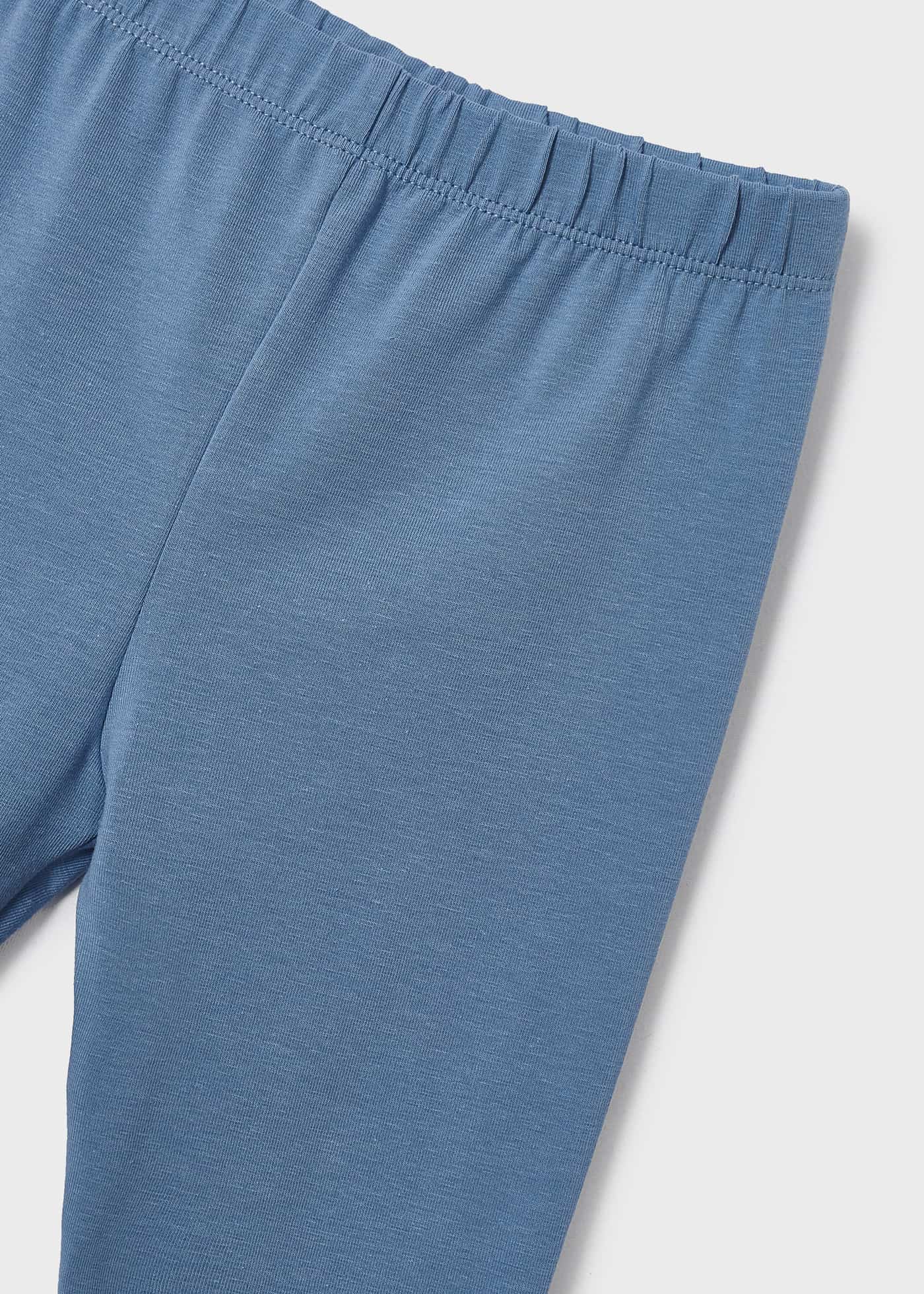 Conjunto de duas peças com bordado em algodão sustentável para meninas
