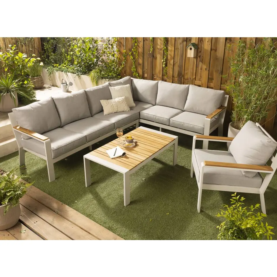 Salontafel Biarritz - zand/naturel - 45x118,5x65 cm
