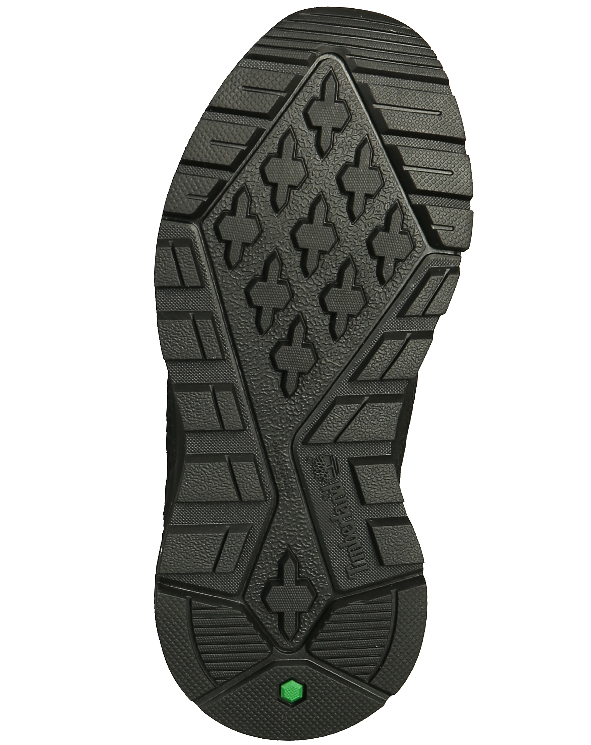 Leder-Schnürboots FIELD TREKKER MID in jet black