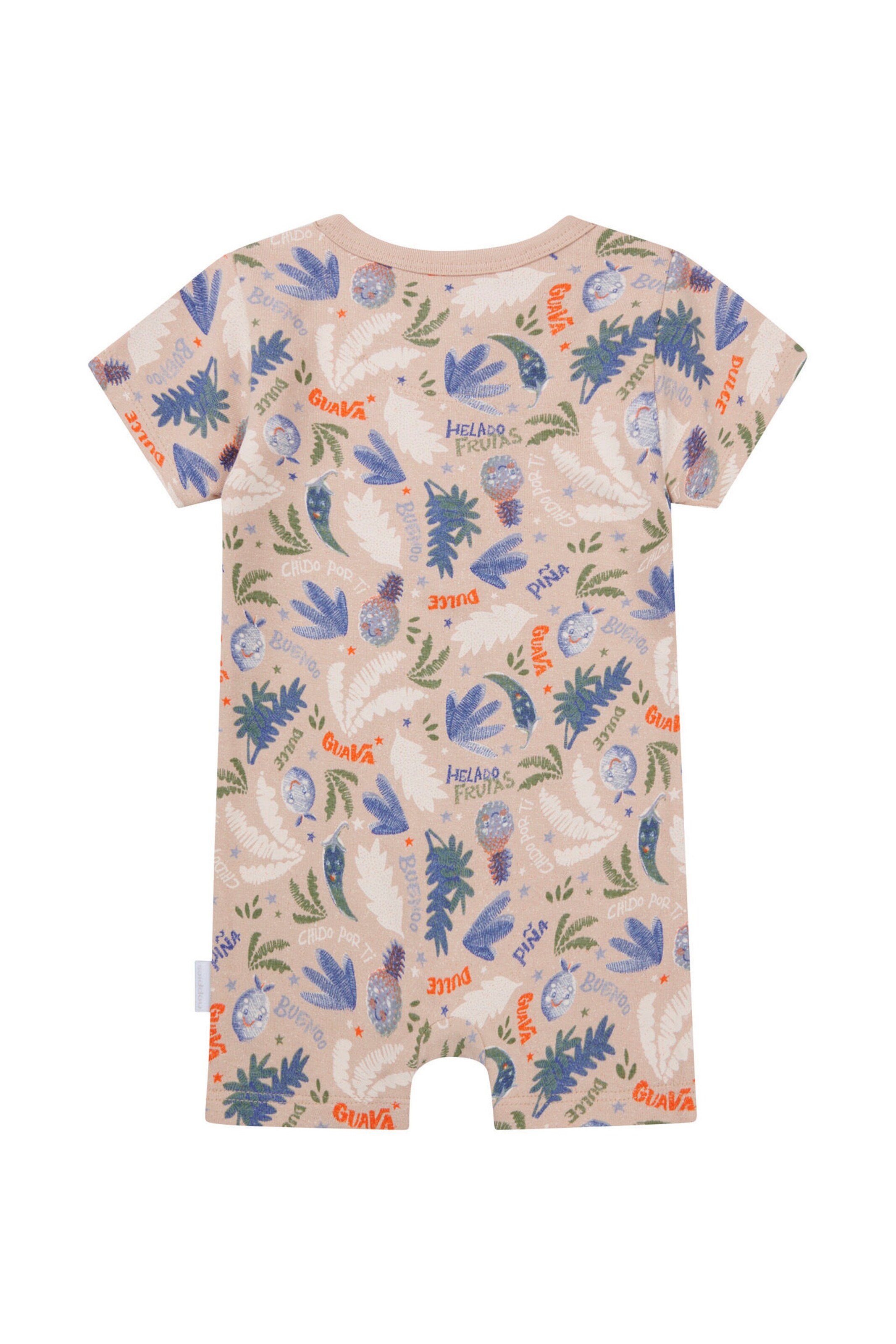 Noppies Baby Strampler Offida Fruit pattern Sand/Nude