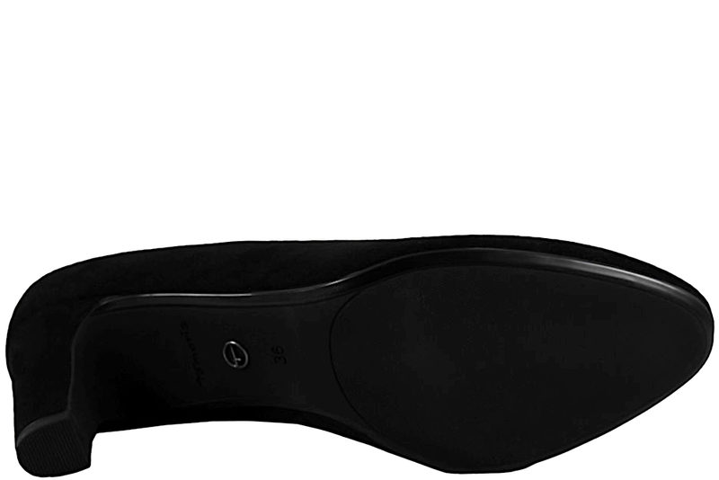 TAMARIS TOUCH IT PUMPS I SORT TEKSTIL