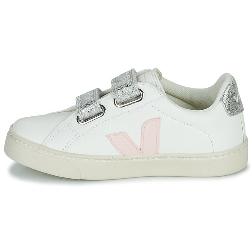 Veja - SMALL ESPLAR VELCRO - Blanc / Doré