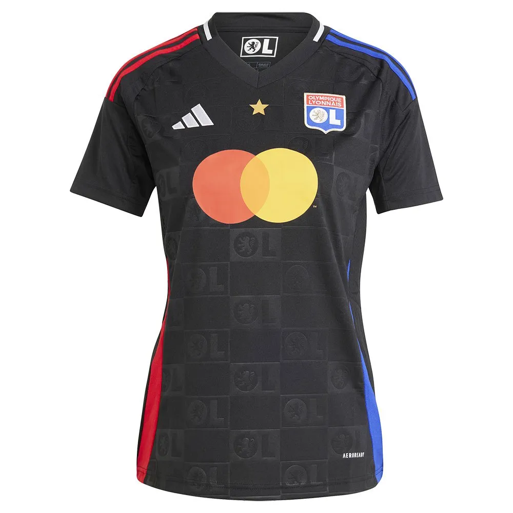 adidas Olympique Lyon 24/25 Weg Damen T-Shirt mit kurzen Ärmeln