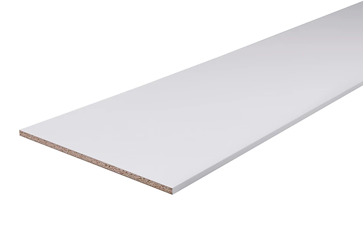 Tablette mélaminé blanc, 200 x 60 cm, ép.16 mm