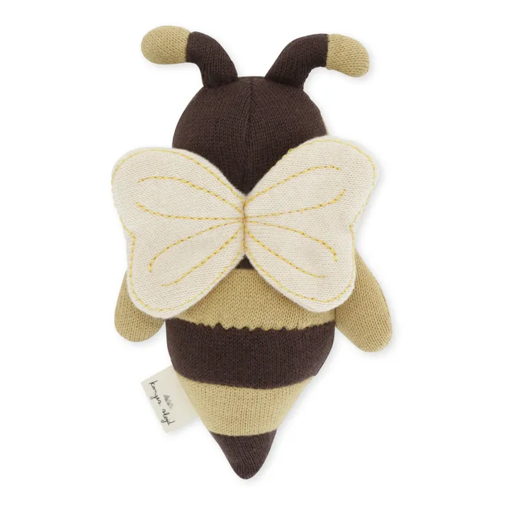 Konges Sløjd Doudou Abeille en coton bio | Jaune