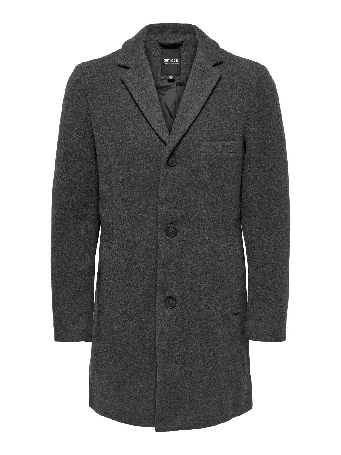 ONSJAYLON Mantel Dark Grey Melange