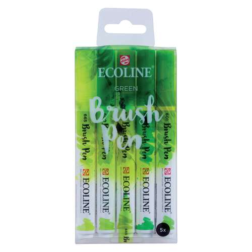 Talens ECOLINE® Brush Pen Marker-Sets, 5er
