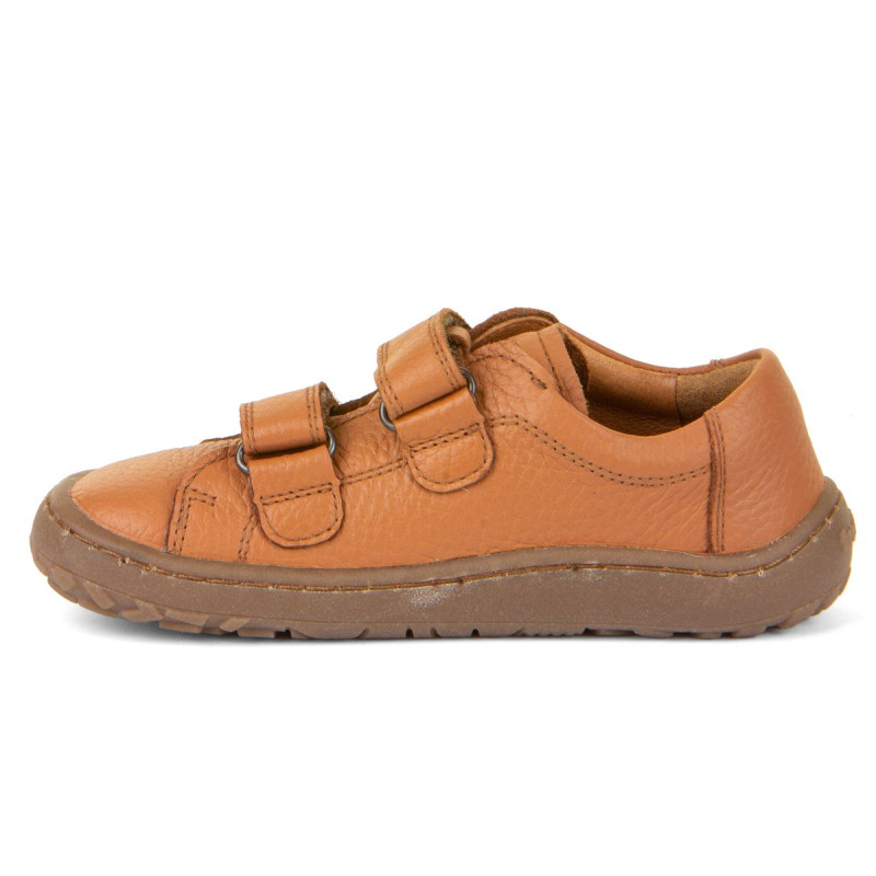 Froddo Froddo Barefoot Cuir Velcros Cognac