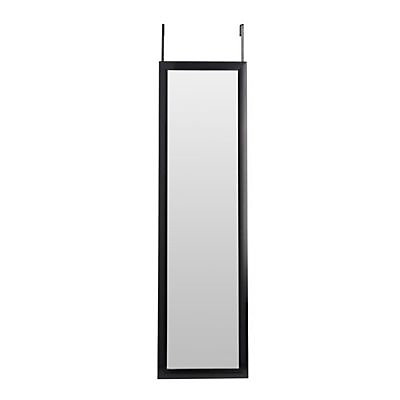 Cadre miroir de porte noir 30 x 120 cm